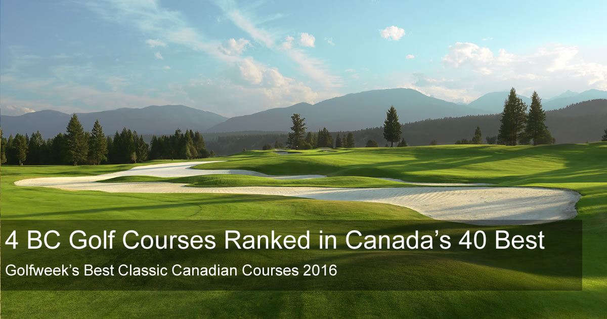 Best Canadian Classic Golf Courses